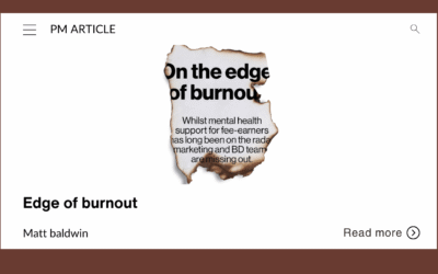 Edge of burnout
