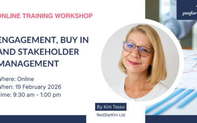 Engagement, buy in and stakeholder management