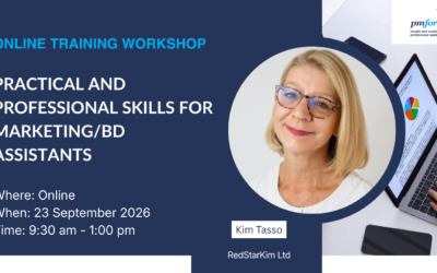 Practical and professional skills for marketing/BD assistants