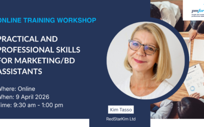 Practical and professional skills for marketing/BD assistants