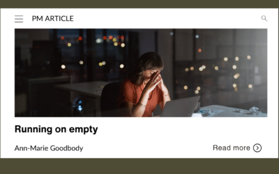 Running on empty