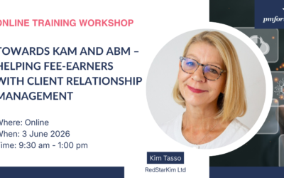 Towards KAM and ABM – Helping fee-earners with client relationship management