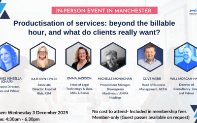 Productisation of services: beyond the billable hour, and what do clients really want?