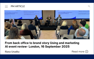 From back office to brand story Using and marketing AI event review – London, 16 September 2025