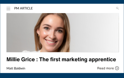 Millie Grice : The first marketing apprentice