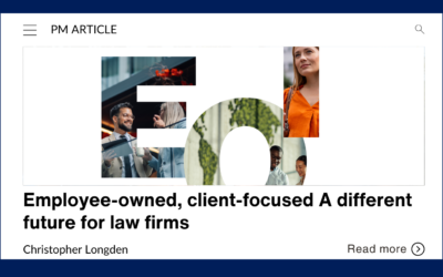 Employee-owned, client-focused A different future for law firms