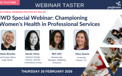 IWD Special Webinar: Championing Women’s Health in Professional Services