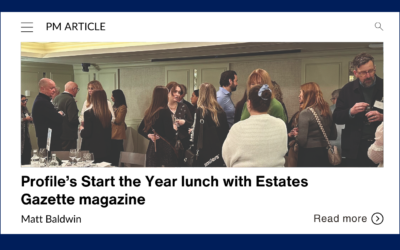 Profile’s Start the Year lunch with Estates Gazette magazine