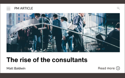 The rise of the consultants