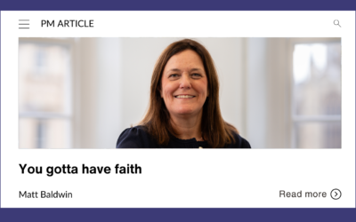 You gotta have faith