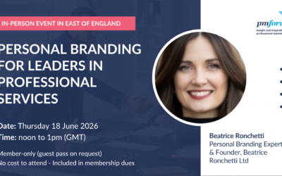 Personal Branding for Leaders in Professional Services
