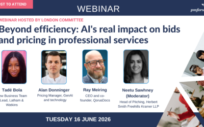 Beyond efficiency: AI’s real impact on bids and pricing in professional services