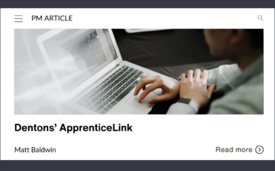 Dentons’ ApprenticeLink