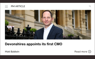 Devonshires appoints its first CMO