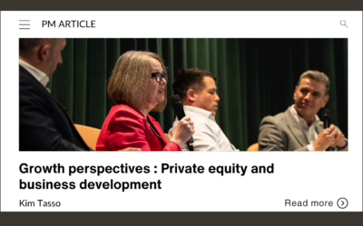 Growth perspectives : Private equity and business development