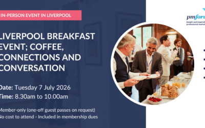 Liverpool breakfast event; coffee, connections and conversation