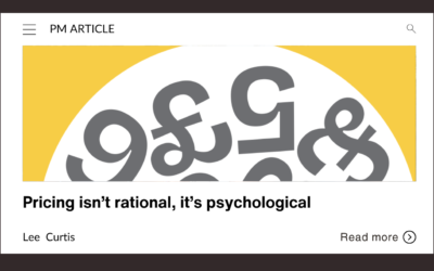 Pricing isn’t rational, it’s psychological