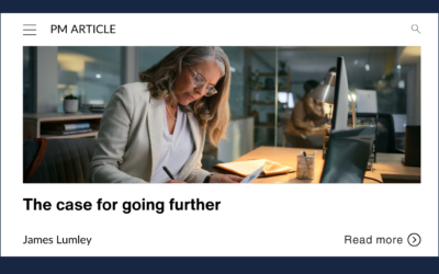 The case for going further