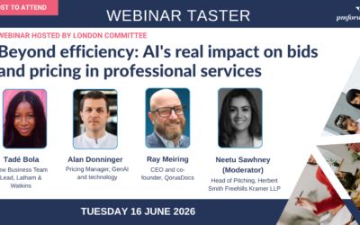 Beyond efficiency: AI’s real impact on bids and pricing in professional services