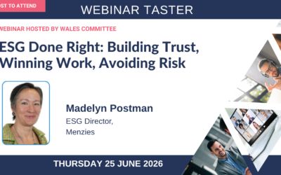 ESG Done Right: Building Trust, Winning Work, Avoiding Risk