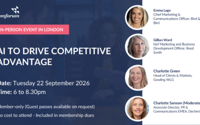 AI to drive competitive advantage