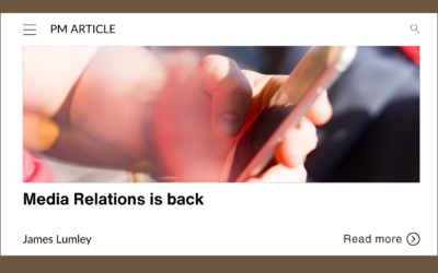 Media Relations is back