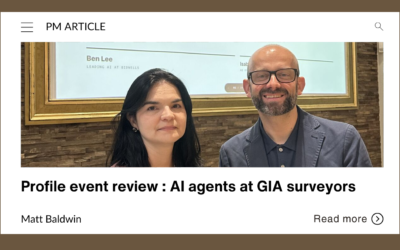 Profile event review : AI agents at GIA surveyors