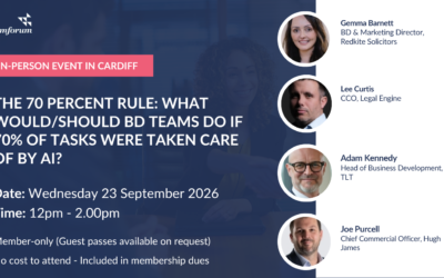 The 70 percent rule: what would/should BD teams do if 70% of tasks were taken care of by AI?
