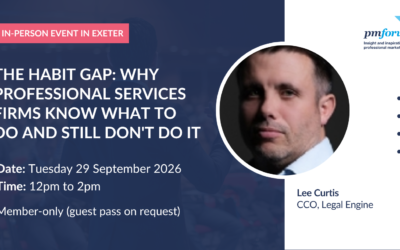 The habit gap: Why professional services firms know what to do and still don’t do it
