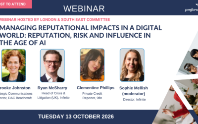 Managing Reputational Impacts in a Digital World: Reputation, Risk and Influence in the Age of AI
