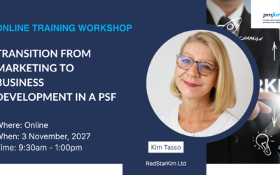 Transition from Marketing to Business Development in a PSF